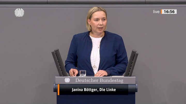 Janian Böttger redet im Bundestag